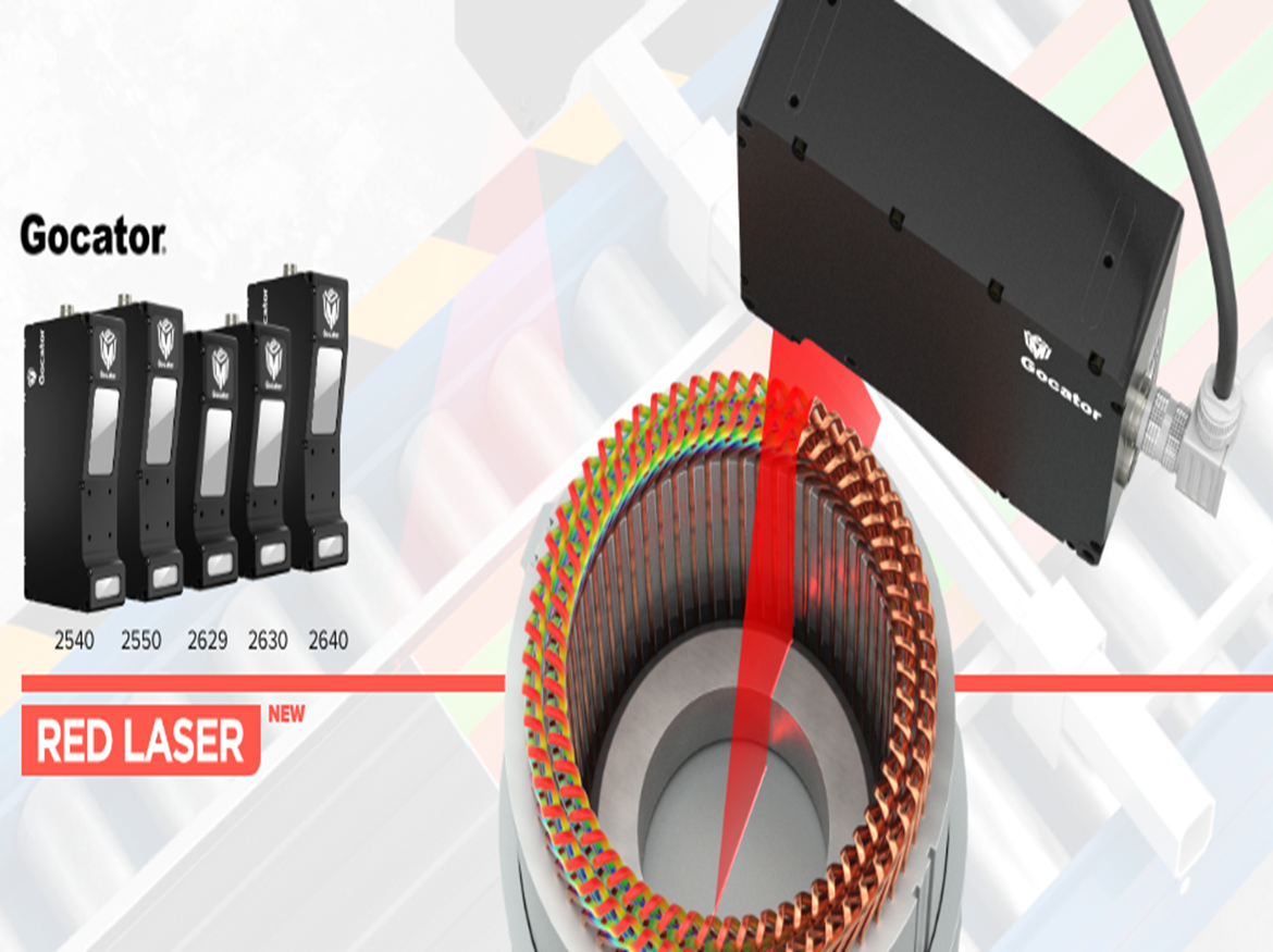 LMI Technologies Releases New RED LASER Versions for Several Models of its Popular Gocator® 2500 and 2600 Smart 3D Laser Line Profilers